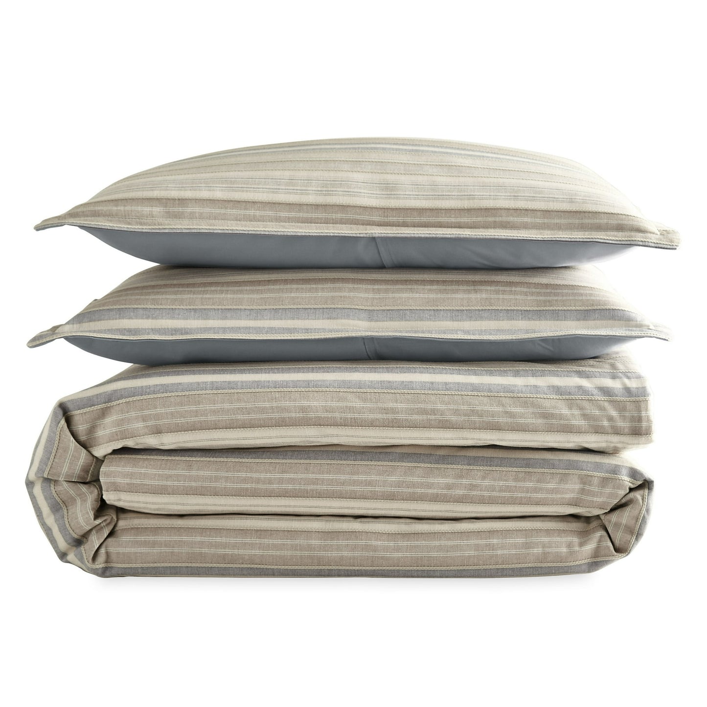 Scott Living Indio Cotton 3pc Set-1 Duvet, 2 Pillow Shams, Full/Queen, King