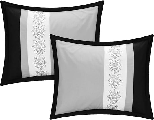 Chic Home Livingston 8-Piece Bed in a Bag Comforter Set