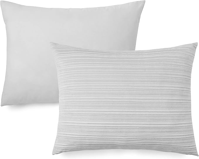 Martha Stewart Natalie 100% Cotton/Polyester Reversible 3pc Set-1 Duvet, 2 Pillow Shams