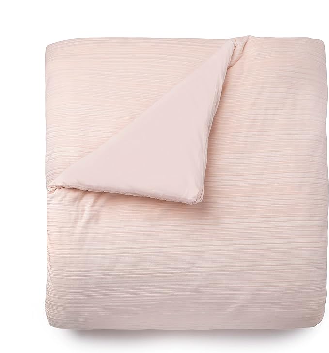 Martha Stewart Natalie 100% Cotton/Polyester Reversible 3pc Set-1 Duvet, 2 Pillow Shams