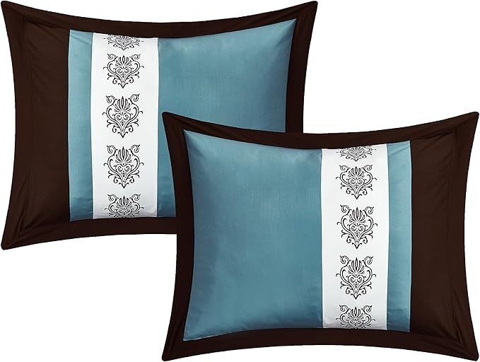 BED IN BAG Chic Home Clayton 10 PC Comforter, Shams, Decorative Pillows, Sheets