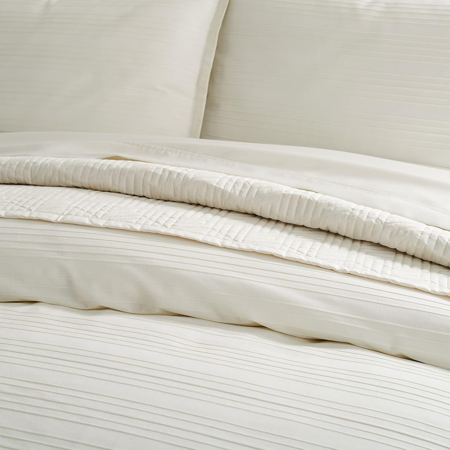 Scott Living Aero Cotton 3pc Set-1 Duvet, 2 Pillow Shams, Full/Queen, King