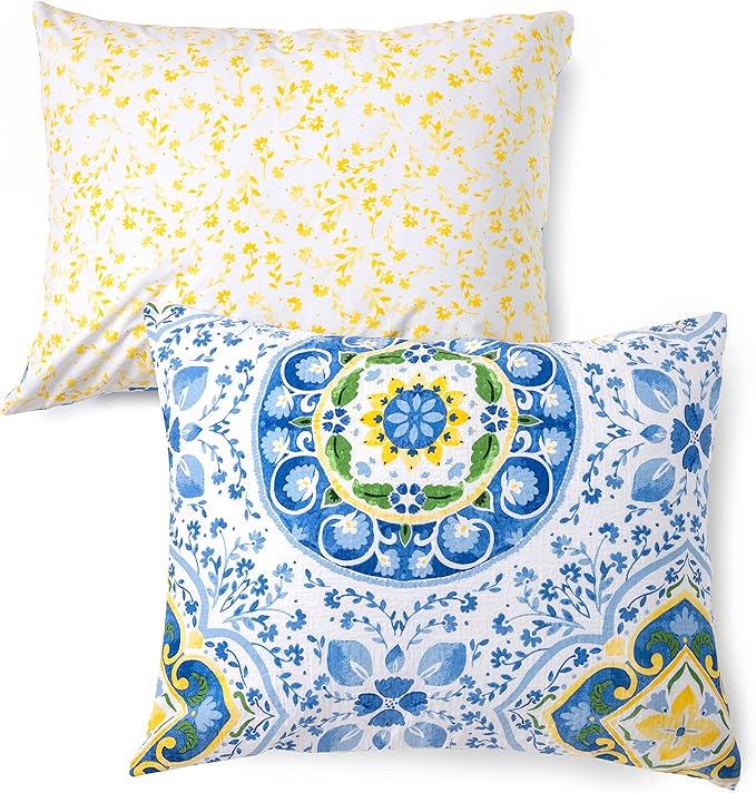 Martha Stewart Aria 100% Cotton 3pc Set-1 Duvet, 2 Pillow Shams