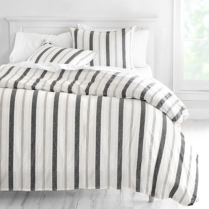 Martha Stewart Carden 100% Cotton 3pc Set-1 Duvet, 2 Pillow Shams