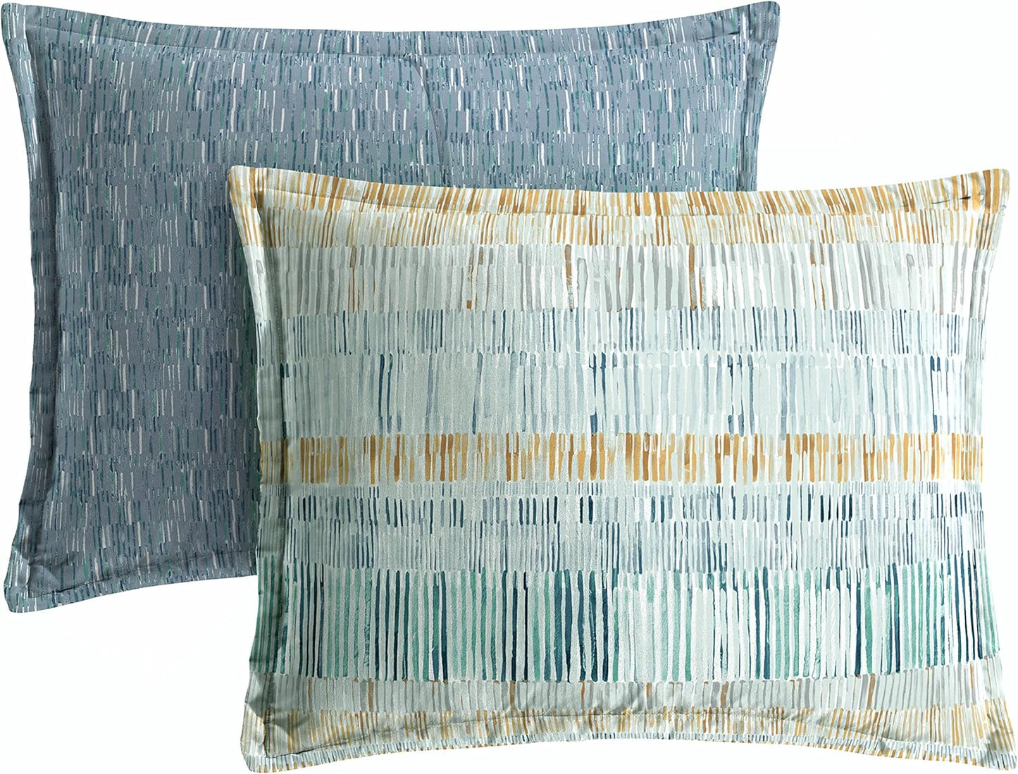 Scott Living Santiago Cotton 3pc Set-1 Duvet, 2 Pillow Shams, Full/Queen, King