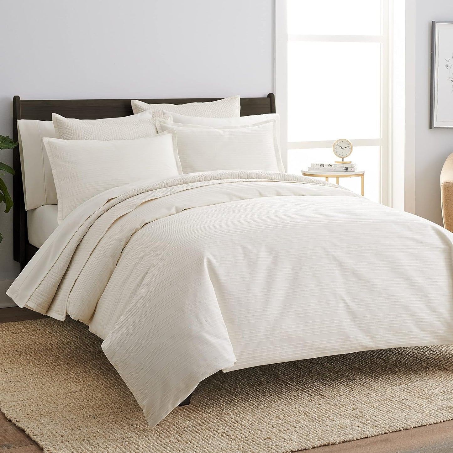 Scott Living Aero Cotton 3pc Set-1 Duvet, 2 Pillow Shams, Full/Queen, King