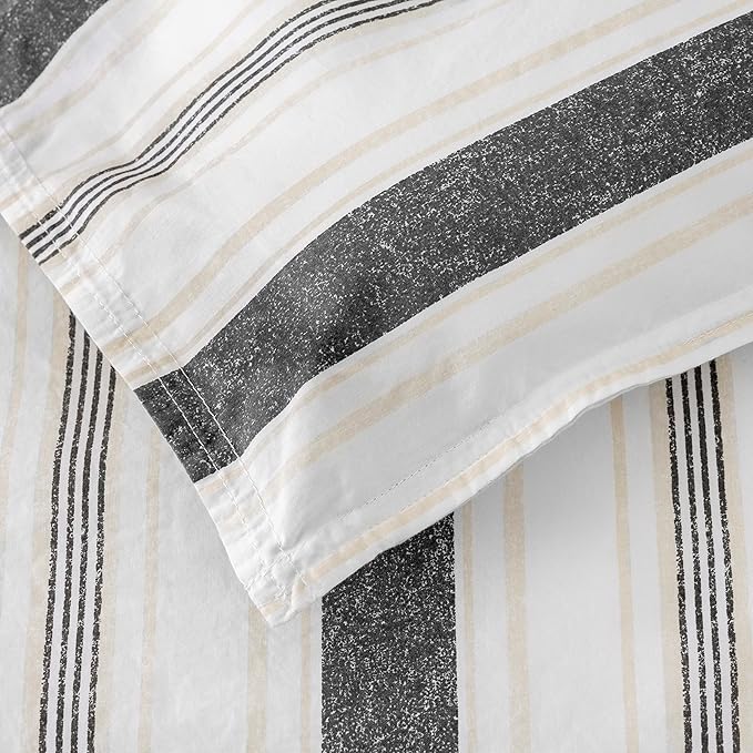 Martha Stewart Carden 100% Cotton 3pc Set-1 Duvet, 2 Pillow Shams