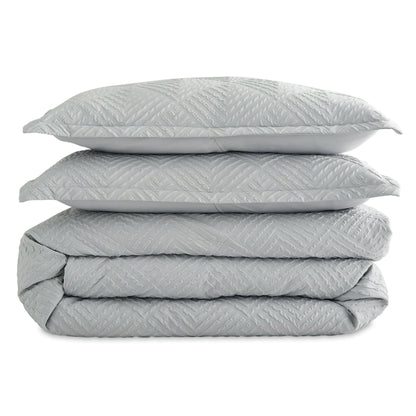 Scott Living Ventura Polyester 3pc Set-1 Duvet, 2 Pillow Shams, Full/Queen, King