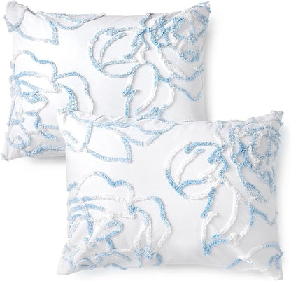 Martha Stewart Adrian 100% Cotton 3pc Set-1 Duvet, 2 Pillow Shams