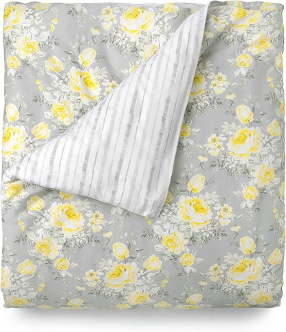 Martha Stewart Mariel 100% Cotton 3pc Set-1 Duvet, 2 Pillow Shams