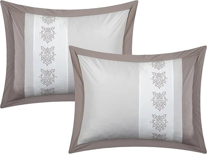 BED IN BAG Chic Home Clayton 10 PC Comforter, Shams, Decorative Pillows, Sheets
