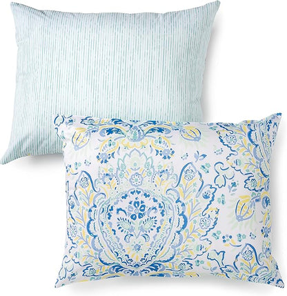 Martha Stewart Yasmin 100% Cotton 3pc Set-1 Duvet, 2 Pillow Shams