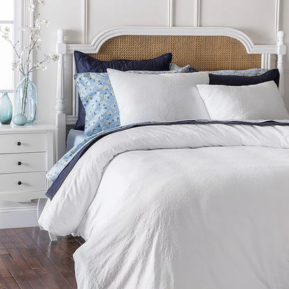 Martha Stewart Kinfolk 100% Cotton 3pc Set-1 Duvet, 2 Pillow Shams