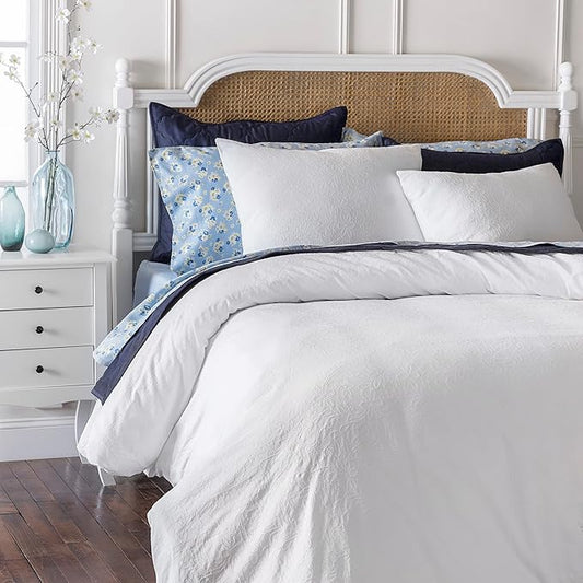 Martha Stewart Kinfolk 100% Cotton 3pc Set-1 Duvet, 2 Pillow Shams