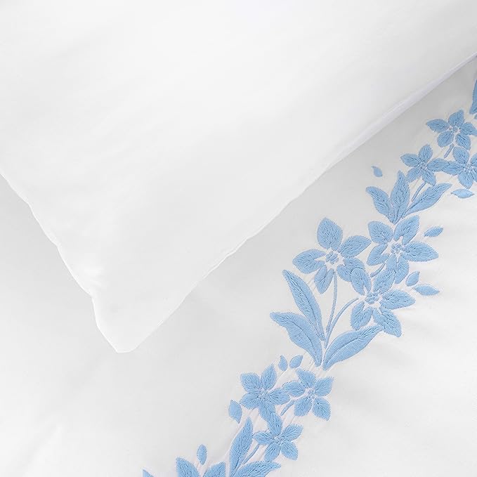 Martha Stewart Wildflower 100% Cotton 3pc Set-1 Duvet, 2 Pillow Shams