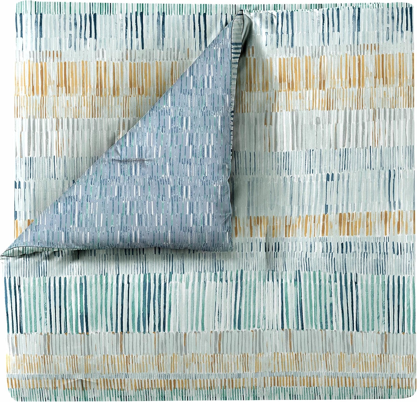 Scott Living Santiago Cotton 3pc Set-1 Duvet, 2 Pillow Shams, Full/Queen, King