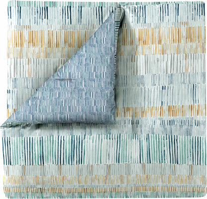 Scott Living Santiago Cotton 3pc Set-1 Duvet, 2 Pillow Shams, Full/Queen, King