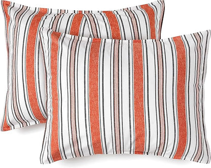 Martha Stewart Carden 100% Cotton 3pc Set-1 Duvet, 2 Pillow Shams