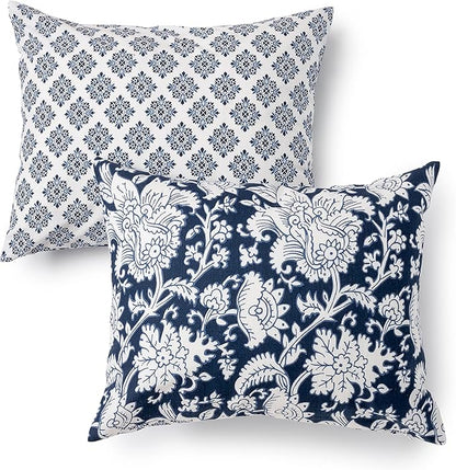 Martha Stewart Kyra 100% Cotton 3pc Set-1 Duvet, 2 Pillow Shams