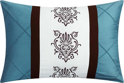 BED IN BAG Chic Home Clayton 10 PC Comforter, Shams, Decorative Pillows, Sheets