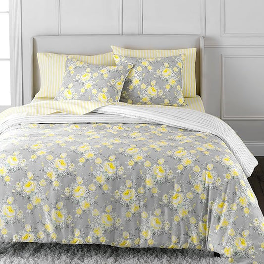 Martha Stewart Mariel 100% Cotton 3pc Set-1 Duvet, 2 Pillow Shams