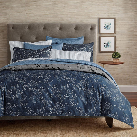 Scott Living Lissete Cotton 3pc Set-1 Duvet, 2 Pillow Shams, Full/Queen, King