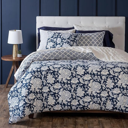 Martha Stewart Kyra 100% Cotton 3pc Set-1 Duvet, 2 Pillow Shams